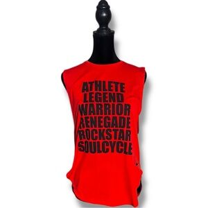 Nike Red and Black Dri-FIT Active wear Sleeveless Muscle Tee Style Tank Top